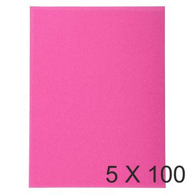 3288584101208-Exacompta Forever - 5 Paquets de 100 Chemises - 220 gr - fuchsia--0