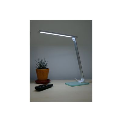 3595560029433-Unilux - Lampe de bureau pliable Popy - LED - socle en verre-Angle droit-3
