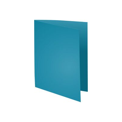 3288582171197-Exacompta Rock"s - 10 Chemises - 210 gr - turquoise-Angle droit-0