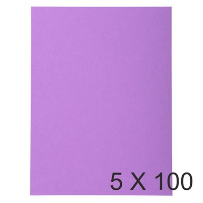 3288584201168-Exacompta Forever - 5 Paquets de 100 Chemises - 170 gr - lilas--0
