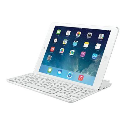 2012348131726-Logitech Ultrathin Keyboard Cover - clavier - France - blanc-Angle droit-2