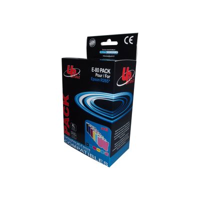 3584770880897-Cartouche compatible Epson T0807 Colibri - pack de 6 - noir, cyan, magenta, jaune, magenta c-Angle droit-0