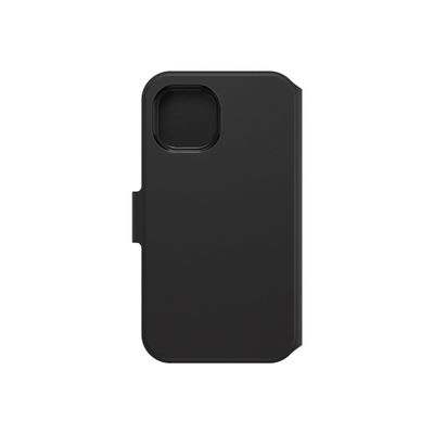 0840262383547-OtterBox Strada Series Via - porte folio pour iPhone 14 Plus - noir-Arrière-0