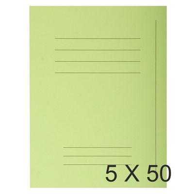 3288584351139-Exacompta Forever - 5 Paquets de 50 Chemises imprimées - 220 gr - vert vif--0