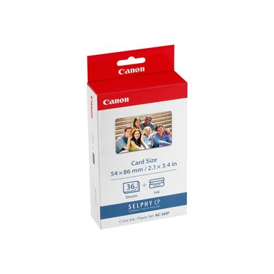 4960999047058-Canon KC-36IP - kit encre couleur + 36 feuilles - cartouche d'encre originale-Angle gauche-1