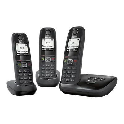 4250366837536-Gigaset AS405A Trio - téléphone sans fil - système de répondeur avec ID d'appelant + 2 combin