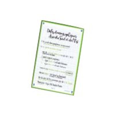 3020120182094-Oxford REVISION 2.0 - Pack de 32 Fiches Bristol Scribzee - A5 - petits carreaux - perforées - cou-Avant-1