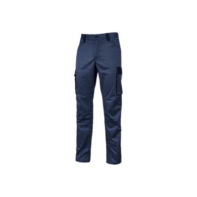 8033546372326-Pantalon de travail bleu - Taille 2XL - Happy Crazy U-Power-Avant-0
