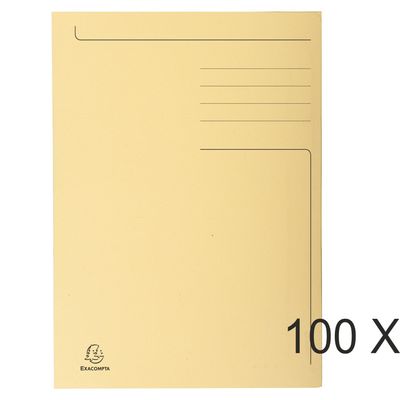 3130636449021-Exacompta Forever - 100 Chemises imprimées format folio - 280 gr - bulle--0