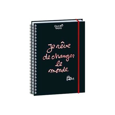 3371010182831-Quo Vadis Ben - Cahier à spirale et élastique A4 (21x29,7 cm) - uni-Angle gauche-0