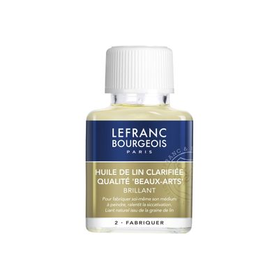 3013643000136-Lefranc Bourgeois - Huile de lin clarifiée - 75 ml-Avant-0