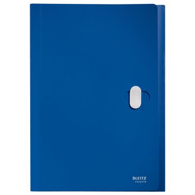 4002432130535-Leitz Recycle - Trieur à soufflet - 5 positions - A4 - pour 250 feuilles - à onglets - bleu--2