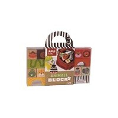 8410782151869-Apli Kids - Blocs de construction - thème animaux-Angle gauche-1