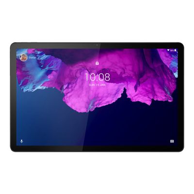 0195235851036-Lenovo Tab P11 ZA7R - tablette 11" - 64 Go - gris ardoise-Avant-0