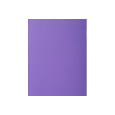 3288582171081-Exacompta Rock"s - 10 Chemises - 210 gr - pour 200 feuilles - violet foncé-Avant-2