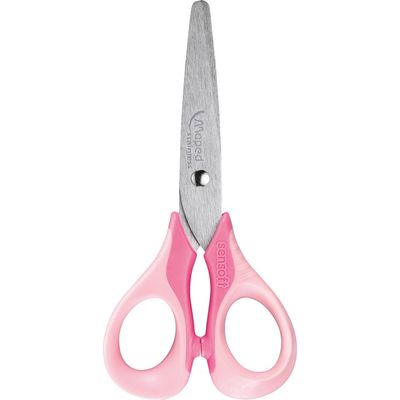 3154144842136-Maped Sensoft 3D Pastel - Ciseaux bouts ronds - 13 cm - disponible dans différentes couleurs--4