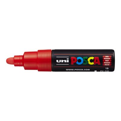 4902778228357-Posca - Marqueur peinture pointe large - rouge-Avant-0
