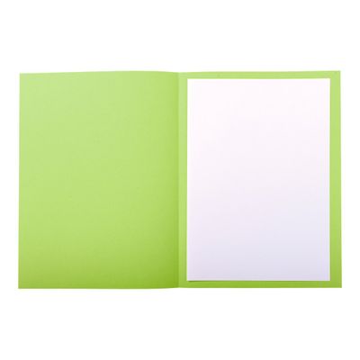 3288584351139-Exacompta Forever - 5 Paquets de 50 Chemises imprimées - 220 gr - vert vif-Avant-1