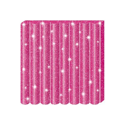 4007817804957-Pâte Fimo Kids - Rose Pailleté - 42G-Angle droit-0