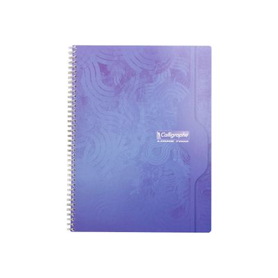 3210330003603-Calligraphe 7000 - Cahier à spirale 24 x 32 cm - 180 pages - grands carreaux (Seyes) - disponible dans-Avant-0