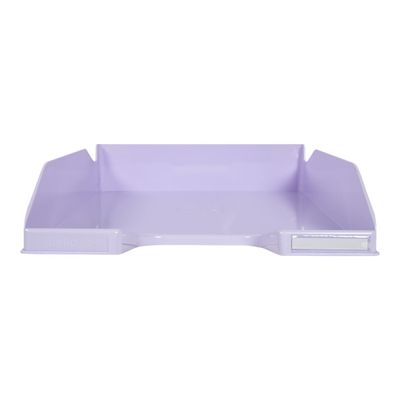 0404000100522-Exacompta Combo Midi - 4 Corbeilles à courrier - couleurs pastels glossy-Avant-4
