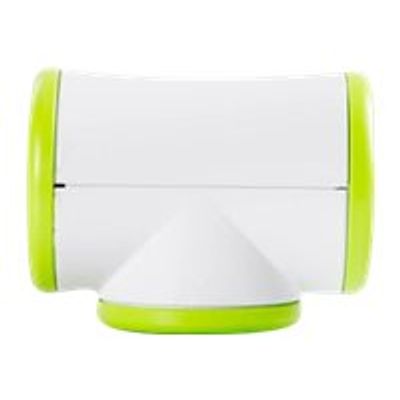 2012349439166-WATT & CO - Multiprise triplite rotative - blanc/vert-Avant-2