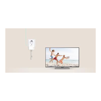 6935364010812-TP-Link TL-PA7017P - Kit CPL AV1000 Gigabit avec port Ethernet gigabit RJ45-Avant-4