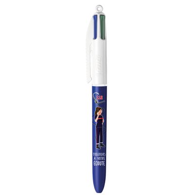 3086123689923-BIC 4 Couleurs Pompiers - Stylo à bille 4 couleurs - 1 mm - différents modèles disponibles--2
