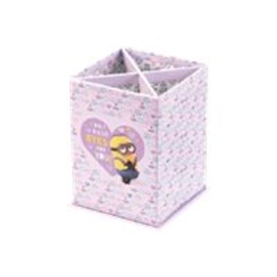 3329688127449-Les Minions - Pot à crayons rectangulaire modèle coeur - Clairefontaine-Angle droit-0