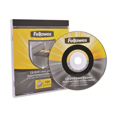 077511997617-Fellowes - Disque de nettoyage pour lecteur de disque (CD/DVD)-Angle gauche-2