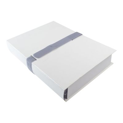 3130632006310-Exacompta - 10 Chemises extensibles 1 rabat à sangle scratch - blanc-Angle gauche-1