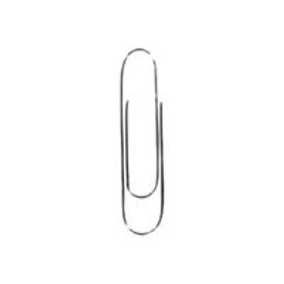 3173740130683-Sign - 100 Trombones attache-lettres géants - 50 mm - acier nickelé-Avant-0