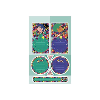 3609510911119-Maildor - 8 feuilles gommettes galerie garçons - -Avant-4