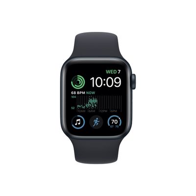 0194253164838-Apple Watch SE (GPS + Cellular) 2e génération - montre connectée - 40mm - 32 Go - noir-Avant-1