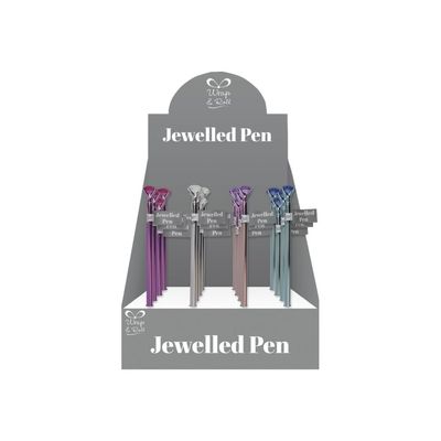 5033601512721-Clairefontaine - Stylo à bille bijoux - différents coloris disponibles-Avant-0