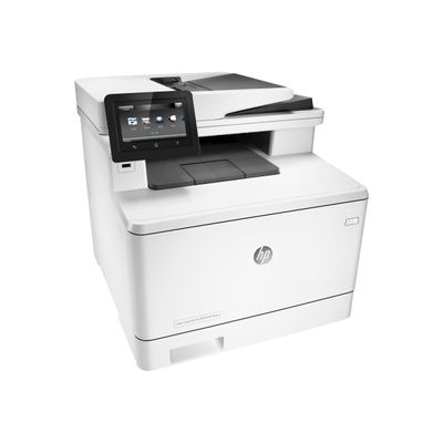 888793383322-HP Color LaserJet Pro MFP M477fnw - imprimante multifonction - couleur - laser-Angle gauche-4