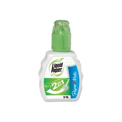 3501170685624-Paper Mate Liquid Paper 2 IN 1 - liquide correcteur-Avant-0