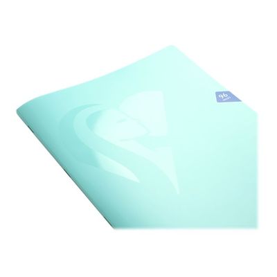 3329683081616-Clairefontaine Mimesys Pastel - Cahier polypro A4 (21x29,7 cm) - 96 pages - grands carreaux (Seyes) - disponible -Gros plan-6