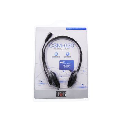 3303170067505-T'nB FIRST - micro-casque filaire - avec double jack 3,5mm -Avant-1