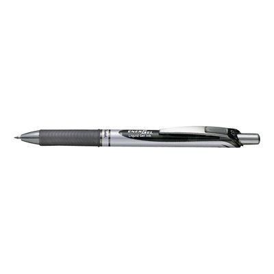 4902506070951-Pentel Energel - Roller rétractable - 0,7 mm - noir-Angle gauche-0
