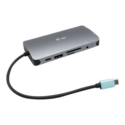 8595611705441-i-Tec USB-C Metal Nano Dock - Station d'accueil - USB-C / Thunderbolt 3 - VGA, HDMI - GigE -Angle gauche-5