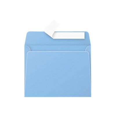 3329680557213-Pollen - 20 Enveloppes - 90 x 140 mm - 120 g/m² - bleu lavande-Avant-0