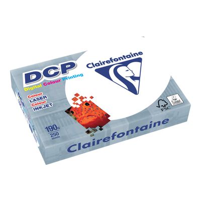 3329680183702-Clairefontaine DCP - Papier ultra blanc - A4 (210 x 297 mm) - 190 g/m² - 250 feuille(s)-Angle gauche-1