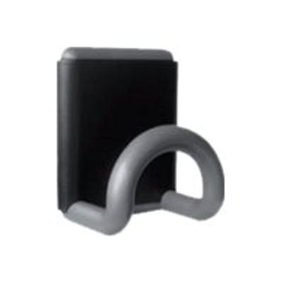 3595560009671-Unilux - Patère magnétique fil - gris métal-Angle gauche-1