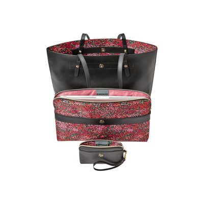 7613329053256-Wenger Marie Flor - Sac à main pour ordinateur portable 14" - noir-Avant-3