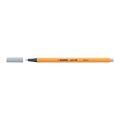 4006381333979-STABILO Point 88 - Feutre fin - 0.4 mm - gris clair-Angle gauche-1
