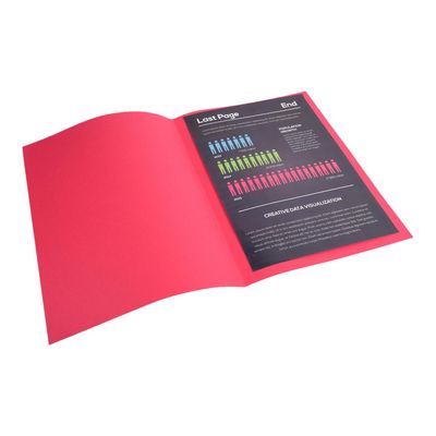 3288582100166-Exacompta Rock"s - 100 Chemises - 210 gr - pour 200 feuilles - framboise-Angle gauche-3