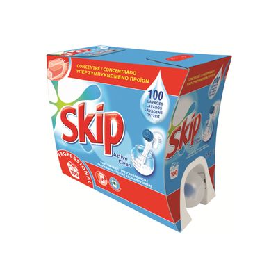 7615400067244-Skip Pro Active Clean - Lessive liquide 7,5L-Angle gauche-0