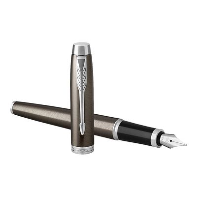 3501179316505-Parker IM - Stylo plume dark espresso - pointe fine-Angle droit-5