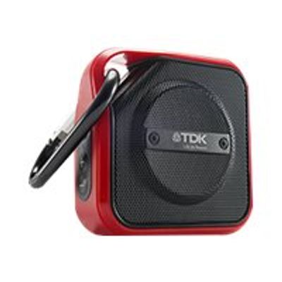 0020356621094-TDK Life on Record TREK Micro A12 - Enceinte - sans fil - 3 Watt - rouge-Angle gauche-1